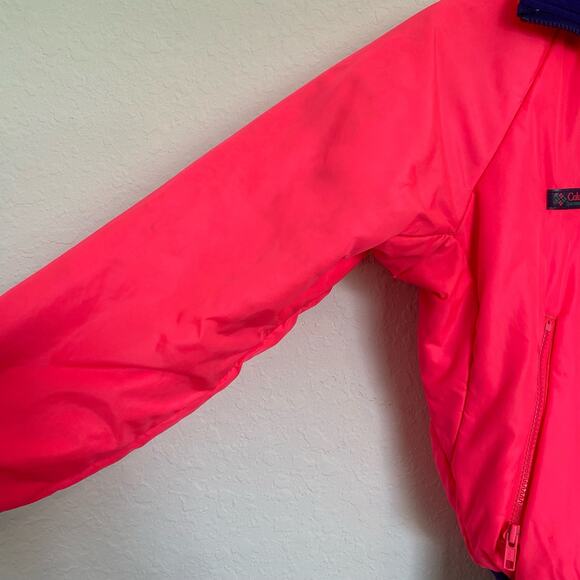 Columbia Thinsulate Reversible Radial Sleeve Puffer Ski Jacket Coat Vintage M - Picture 6 of 11